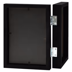 ) vidaXL Bifold Photo Frame Collage Picture Frame Multi Colours Multi Sizes - black, 2 x (13 x 18 cm