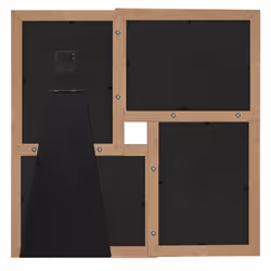 ) vidaXL Collage Photo Frame MDF for 4x(13x18 cm)/4x(10x15 cm) Multi Colours - light brown, 4 x (13 x 18 cm