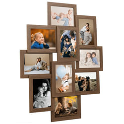) vidaXL Collage Photo Frame MDF for 10x(13x18 cm)/10x(10x15 cm) Multi Colours - 10 x (13 x 18 cm