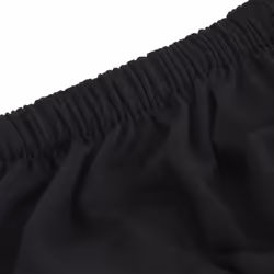 vidaXL 2-Seater Stretch Couch Slipcover Black Polyester Jersey Couch Cover - Additional view 4