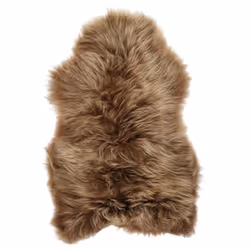 vidaXL Icelandic Sheepskin Chair Cover Brown Floor Carpet Chair Cover Cushion - Additional view 5