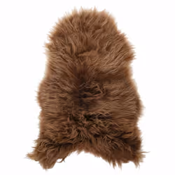 vidaXL Icelandic Sheepskin Chair Cover Brown Floor Carpet Chair Cover Cushion - Additional view 7