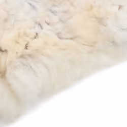 vidaXL Sheep Leather Cream 70x100 cm Soft Area Rug Fluffy Carpet Chair Cover - Additional view 2