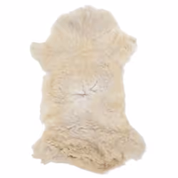 vidaXL Sheep Leather Cream 70x100 cm Soft Area Rug Fluffy Carpet Chair Cover - Additional view 6