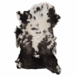 vidaXL Sheep Leather Mixed Colour 70x100 cm Area Rug Fluffy Carpet Chair Cover