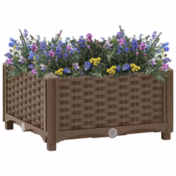 vidaXL Raised Bed Polypropylene Garden Planter Flower Box Pot Planting Bed