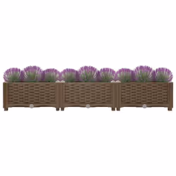 vidaXL Raised Bed Polypropylene Garden Planter Flower Box Pot Planting Bed - Additional view 2