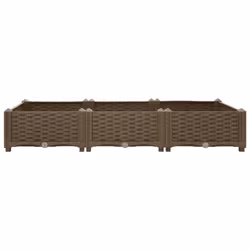 vidaXL Raised Bed Polypropylene Garden Planter Flower Box Pot Planting Bed - Additional view 4