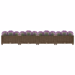 vidaXL Raised Bed Polypropylene Garden Planter Flower Box Pot Planting Bed