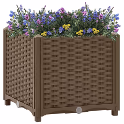 vidaXL Raised Bed Polypropylene Garden Planter Flower Box Pot Planting Bed