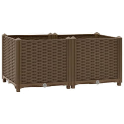 vidaXL Raised Bed Polypropylene Garden Planter Flower Box Pot Planting Bed
