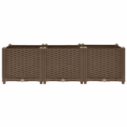 vidaXL Raised Bed Polypropylene Garden Planter Flower Box Pot Planting Bed - Additional view 4