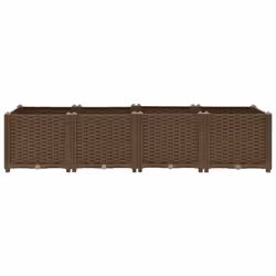 vidaXL Raised Bed Polypropylene Garden Planter Flower Box Pot Planting Bed - Additional view 4