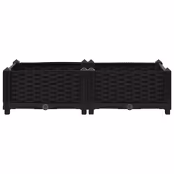 vidaXL Raised Bed Polypropylene Garden Planter Flower Box Pot Planting Bed - Additional view 4