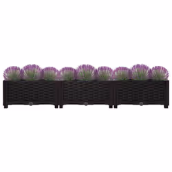 vidaXL Raised Bed Polypropylene Garden Planter Flower Box Pot Planting Bed