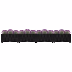vidaXL Raised Bed Polypropylene Garden Planter Flower Box Pot Planting Bed