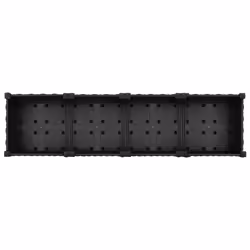 vidaXL Raised Bed Polypropylene Garden Planter Flower Box Pot Planting Bed - Additional view 6