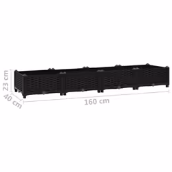 vidaXL Raised Bed Polypropylene Garden Planter Flower Box Pot Planting Bed - Additional view 7
