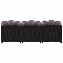 vidaXL Raised Bed Polypropylene Garden Planter Flower Box Pot Planting Bed