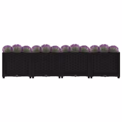 vidaXL Raised Bed Polypropylene Garden Planter Flower Box Pot Planting Bed