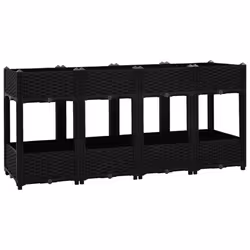 vidaXL Raised Bed Polypropylene Garden Planter Flower Box Pot Planting Bed