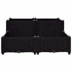 vidaXL Raised Bed Polypropylene Garden Planter Flower Box Pot Planting Bed