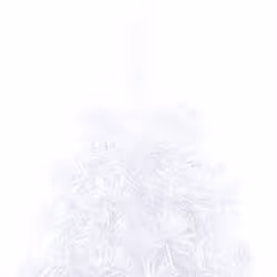 vidaXL Artificial Half Pre-lit Christmas Tree with Ball Set Xmas Tree White - Additional view 7
