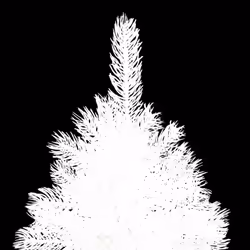 vidaXL Artificial Pre-lit Christmas Tree with Ball Set Artificial Tree White