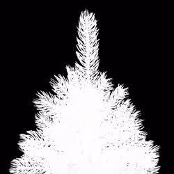 vidaXL Artificial Pre-lit Christmas Tree with Ball Set Artificial Tree White