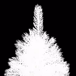 vidaXL Artificial Pre-lit Christmas Tree with Ball Set Artificial Tree White