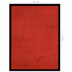 vidaXL Doormat Red Home Decorative Barrier Welcome Front Door Mat Area Rug - Additional view 5