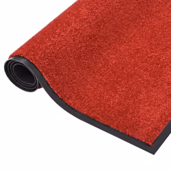 vidaXL Doormat Red Home Decorative Floor Welcome Front Door Barrier Mat Rug