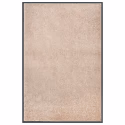 vidaXL Doormat Beige 80x120 cm Home Floor Decorative Barrier Welcome Mat Rug