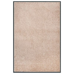 vidaXL Doormat Beige 80x120 cm Home Floor Decorative Barrier Welcome Mat Rug