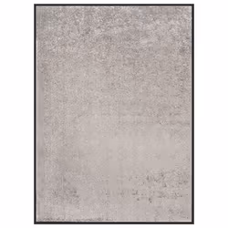 vidaXL Doormat Grey 60x80 cm Home Floor Decorative Barrier Welcome Mat Rug