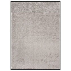 vidaXL Doormat Grey 60x80 cm Home Floor Decorative Barrier Welcome Mat Rug