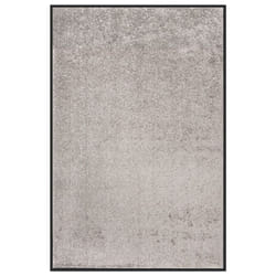 vidaXL Doormat Grey 80x120 cm Home Floor Decorative Barrier Welcome Mat Rug