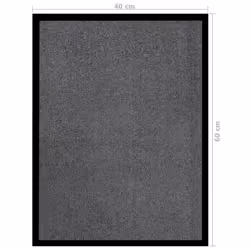 vidaXL Doormat Anthracite Decorative Barrier Welcome Front Door Mat Area Rug - Additional view 5