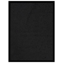 vidaXL Doormat Black Home Decorative Barrier Welcome Front Door Mat Area Rug