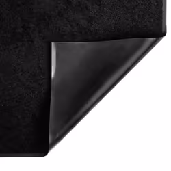 vidaXL Doormat Black 80x120 cm Home Floor Decorative Barrier Welcome Mat Rug