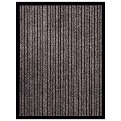 vidaXL Doormat Striped Beige 60x80 cm Home Floor Decorative Welcome Mat Rug
