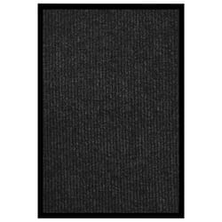 vidaXL Doormat Striped Anthracite 80x120 cm Home Floor Barrier Welcome Mat Rug