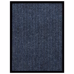 vidaXL Doormat Striped Blue 60x80 cm Home Floor Decorative Barrier Welcome Mat