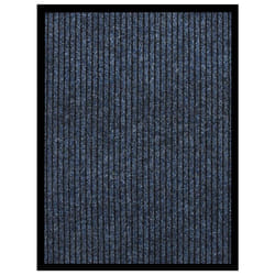 vidaXL Doormat Striped Blue 60x80 cm Home Floor Decorative Barrier Welcome Mat