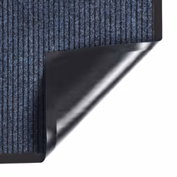 vidaXL Doormat Striped Blue 60x80 cm Home Floor Decorative Barrier Welcome Mat