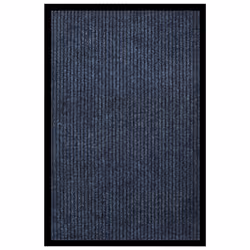 vidaXL Doormat Striped Blue 80x120 cm Home Floor Decorative Welcome Mat Rug