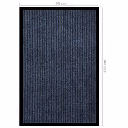 vidaXL Doormat Striped Blue 80x120 cm Home Floor Decorative Welcome Mat Rug - Additional view 5