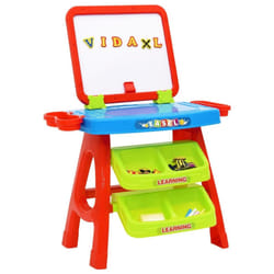 vidaXL 3-1 Children Easel and Learning Desk Play Set Drawing Standing Board