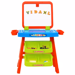 vidaXL 3-1 Children Easel and Learning Desk Play Set Drawing Standing Board