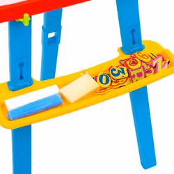 vidaXL 2-1 Children Easel with Chalkboard and Whiteboard Kids Drawing Board - Additional view 7